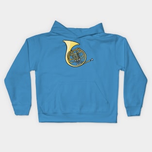 French horn Kids Hoodie